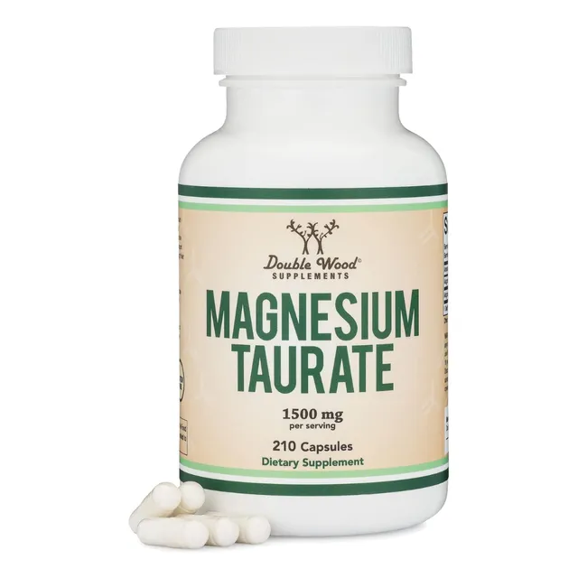 Taurato De Magnesio Para Sueño Calmante Apoyo Cardiovascular Sabor Natural