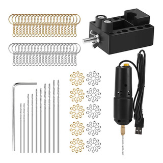 Juego De Taladro De Resina Mini Taladro Eléctrico Con Brocas Juego De Taladro De Resina Mini Taladro Eléctrico Con Brocas