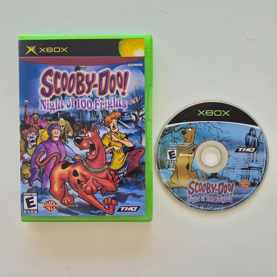 Scooby Doo! Of 100 Frights Xbox Clássico Original Capa Xerox