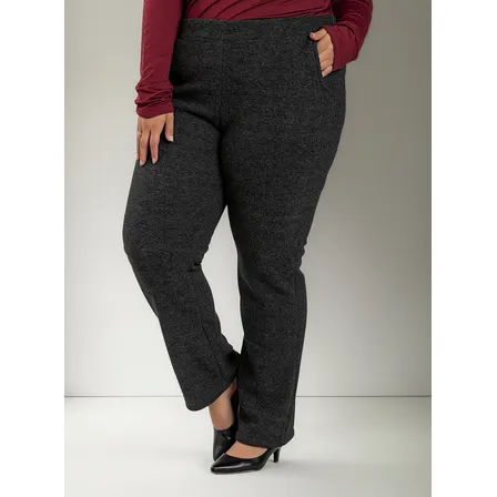 Calça Feminina Plus Size Peluciada Bouclê Comfy G1 A G4