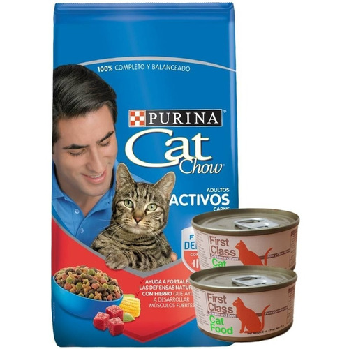 Cat Chow Adulto Carne 8kg + Obsequio (foto)