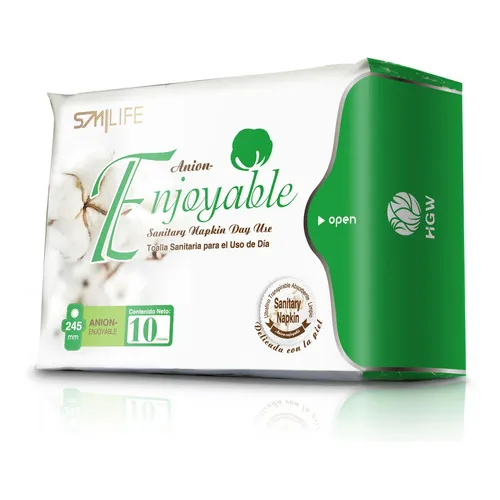 Toallas Sanitarias Femeninas Anion Turmalina Hgw Dia