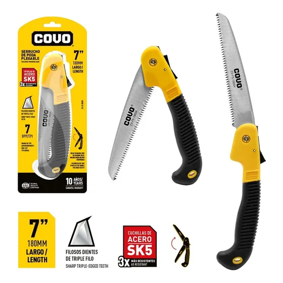 Serrucho De Poda Plegable 7  Covo  
