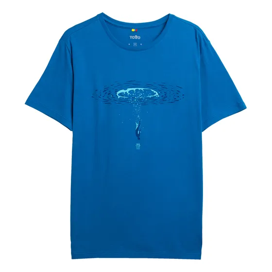 Camiseta Cuello Redondo Para Hombre Totto Atena