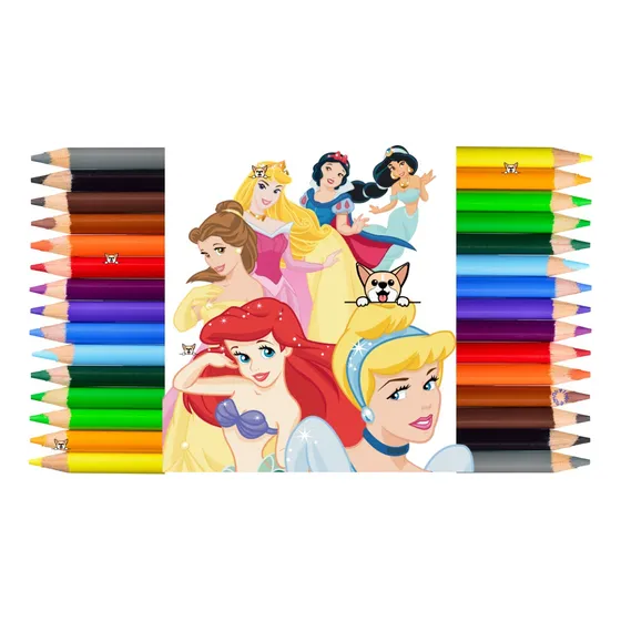 10 Libros Para Colorear Princesas + 10 Cajitas De Colores 12