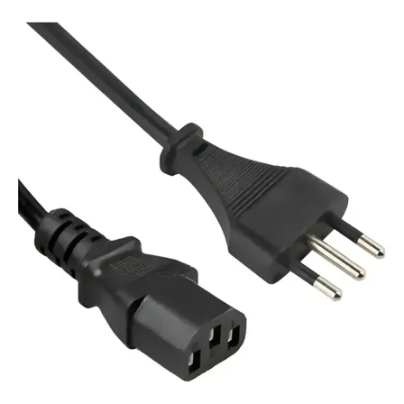 Cable De Poder Para Pc 1.8mts Cobre C13 3am/5amp 220v