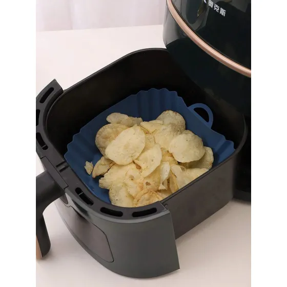 Molde (cuadrado) Bandeja Silicona Freidora Aire / Air Fryer