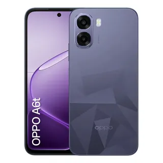 Smartphone OPPO A6t 128GB 12GB RAM (4GB + 8GB RAM Virtual) Bateria Gigante 6500 mAh Câmera AI Violeta