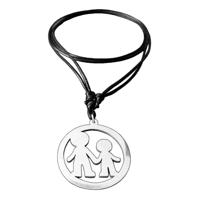 Dije De Metal Collar Familia Hermanos Hijos Nietos