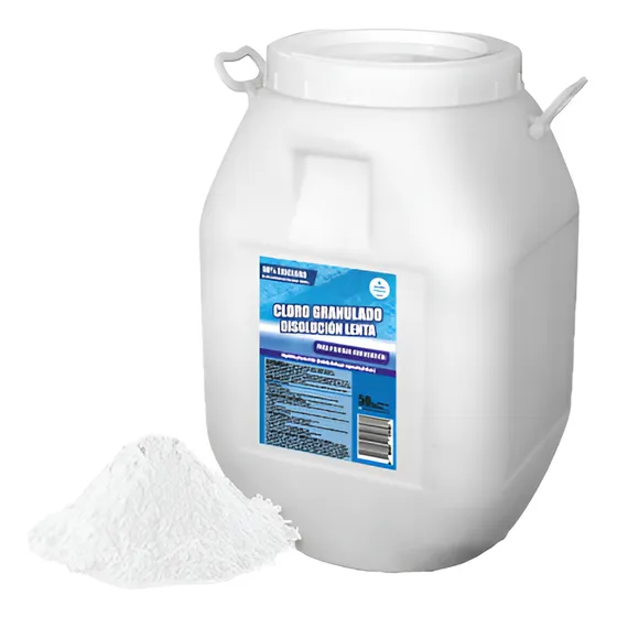 Cloro Granulado Polvo Lento X Cuñete 50kg