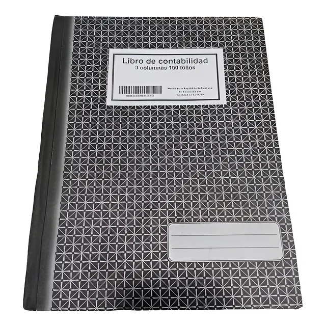 Libro Contabilidad 3 Columnas 100 Folios