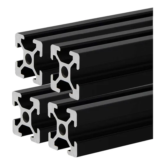 4 Pieza Impresora Cnc 3d 2020 Extrusion Perfil Aluminio Para