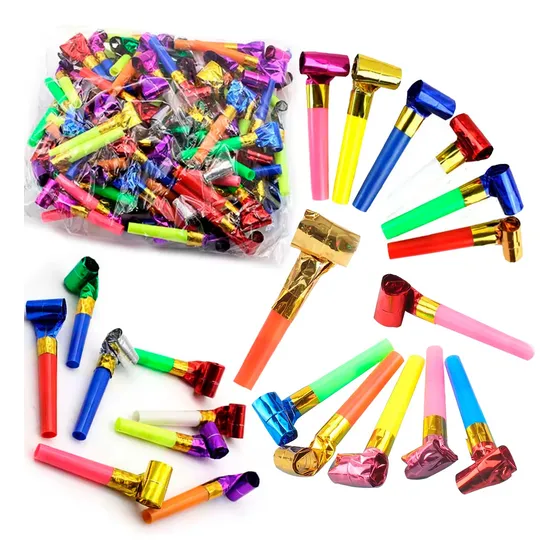100 Silbato Espantasuegra Cotillon Carioca Combo Asusta