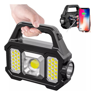 Lámpara Recargable De Trabajo Tipo Led De Mano P/campamento Lámpara Recargable De Trabajo Tipo Led De Mano P/campamento