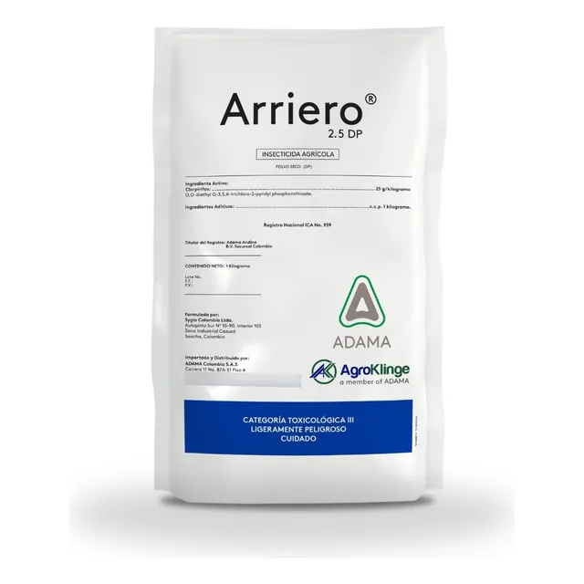 Arriero 2.5dp Insecticida Agricola X 1 Litro Adama
