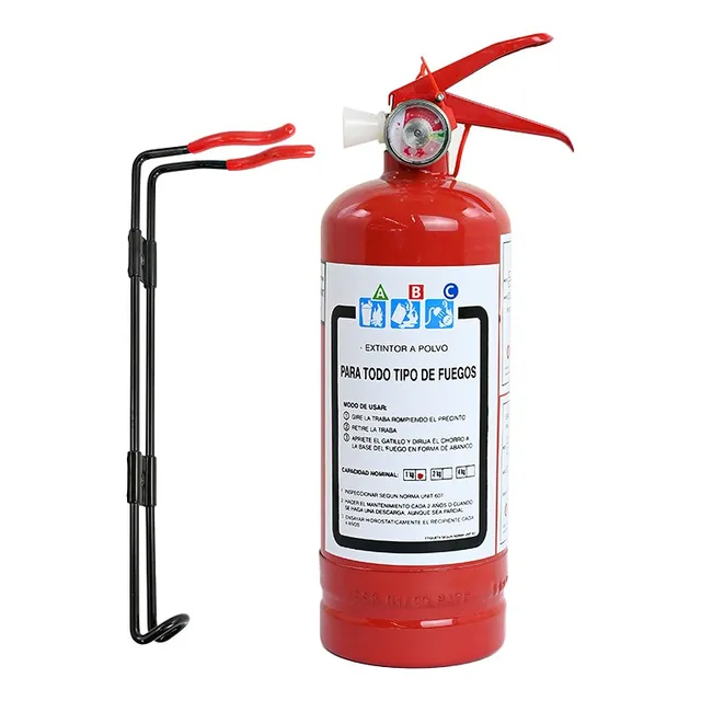 Extinguidor Bomberito Reglamentario C/ Soporte 2 Kg. Auto