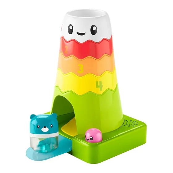 Fisher Price Montaña Aros Apilable Luces Sonidos Bebes 6m+