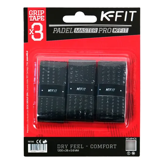 Grip Overgrip (3 Unid) Raquetas Tenis Padel Colores K-fit
