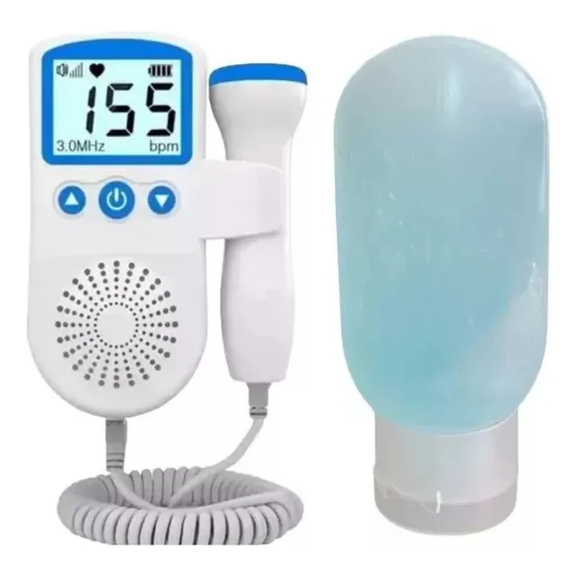 Doppler Fetal Ultrasonido Monitor De Latidos Mas Gel Ultraso