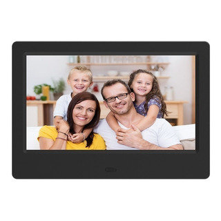 Porta Retrato Digital Usb 7 Polegadas Com Controle Branco Porta Retrato Digital Usb 7 Polegadas Com Controle Branco