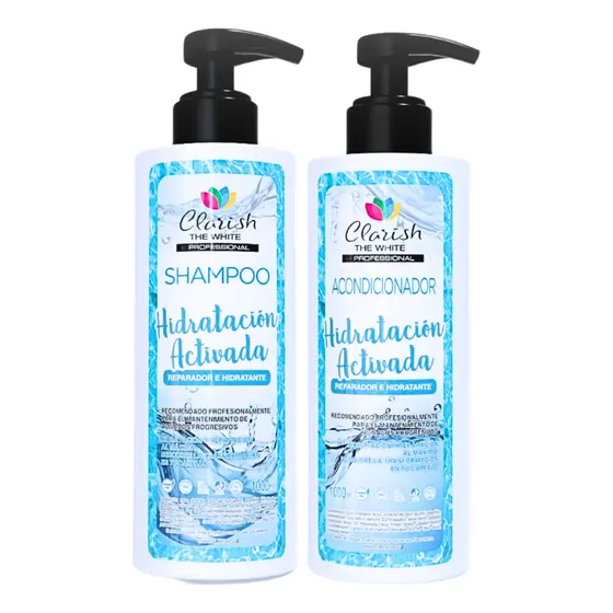 Shampoo Sin Sal Hidratante + Acondicionador 1lt Profesional