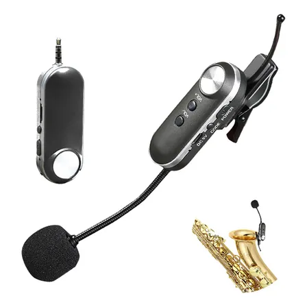 Bomge T6 Uhf Micrófono Inalámbrico Saxofón Clarinete