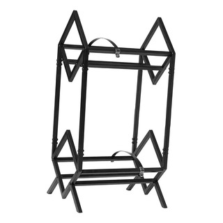 C-f Soporte De Discos De Vinilo Negro, Almacenamiento De C-f Soporte De Discos De Vinilo Negro, Almacenamiento De
