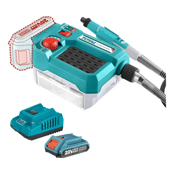 Mini Amoladora Li-ion 20v 5000-33000rpm 3.2mm Variable Acc:4