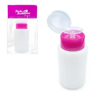Porta Acetona De PlĂĄstico Removedor De Esmalte Dosador 160ml Porta Acetona De PlĂĄstico Removedor De Esmalte Dosador 160ml