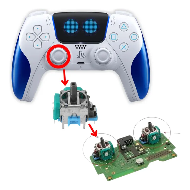 Reparación Cambio Análogico Drift Ps5 En 24 Horas + Garantia