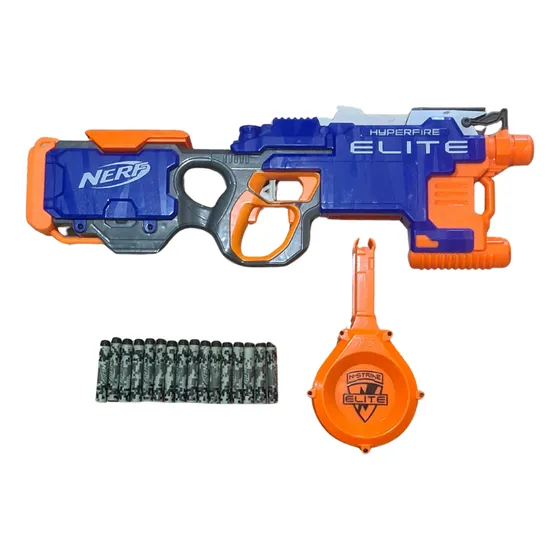Nerf Hyperfire Elite Elétrica Funcionando