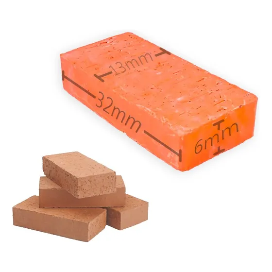200 Mini Tijolos P/ Maquete Tijolinhos Miniatura Eng. Arq.