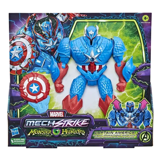 Avengers Mechstrike Monster Figura Capitán América