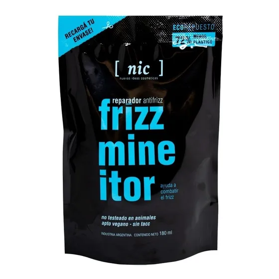 Nic Frizz Mineitor Refill Tratamiento Reparador Antifrizz 3c