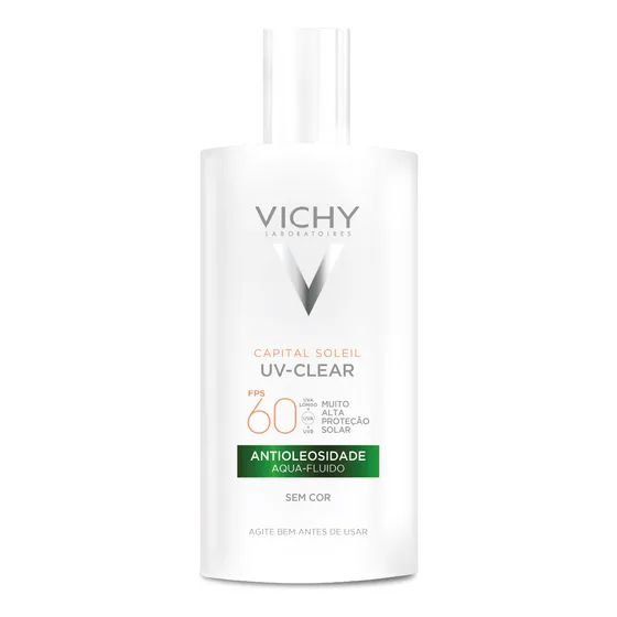 Protetor solar Vichy Protetor Solar Protetor Solar UV-Clear S/ Cor 60FPS en gel creme 40mL