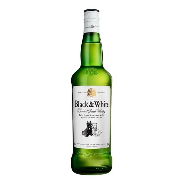 Whisky Black & White 750ml