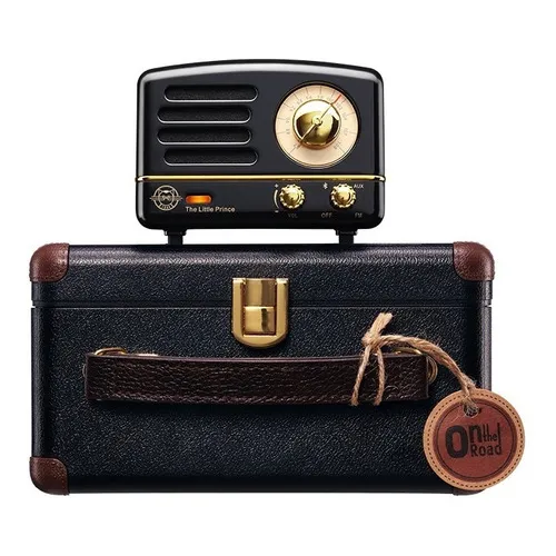 Bocina Bluetooth El Principito, Metal Negro Radio Fm