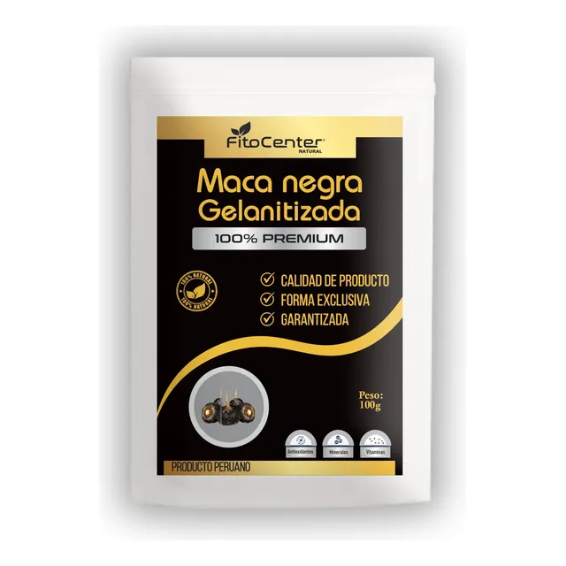 Maca Negra Gelatinizada Fitocenter Natural 100g