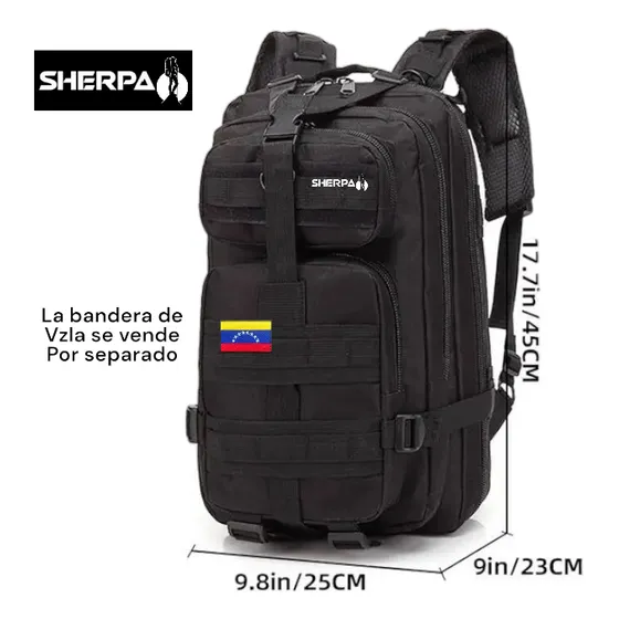Morral Táctico Sherpa Bolso Deportivo Impermeable