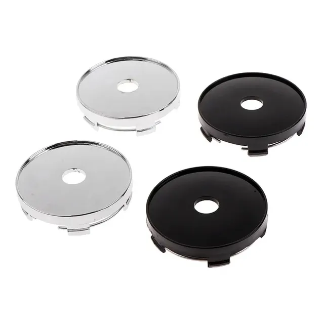 Pack 4 Tapas De Llanta 60mm 6cm Diámetro Centro Rueda