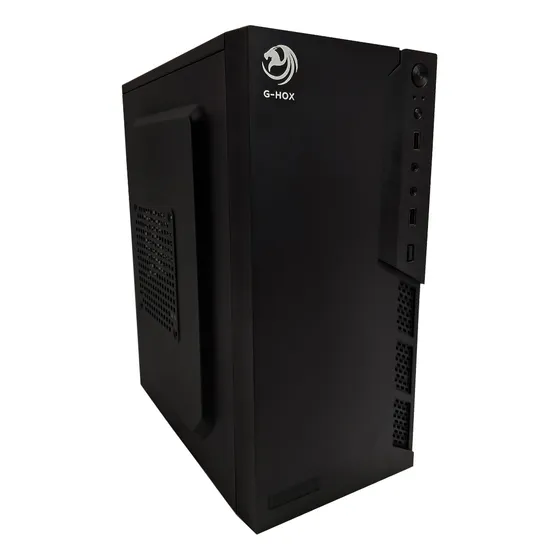 Gabinete G-hox L10 Micro Atx Com Fonte Cabo De Força Cor Preto