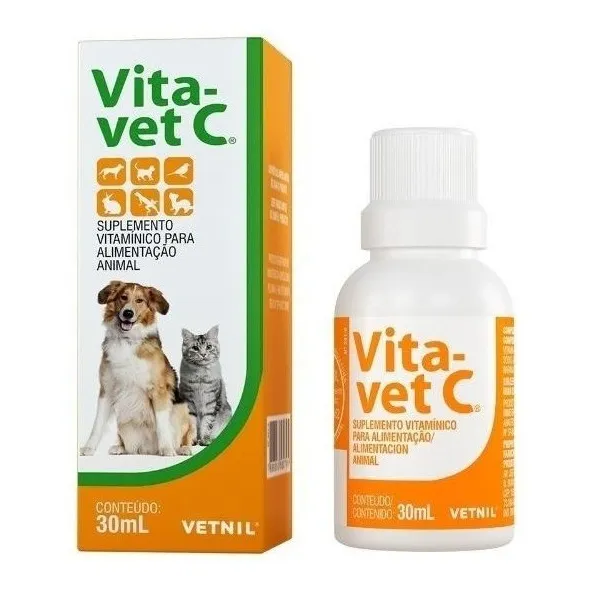 Vita Vet C Sumplemento Vitamínico 30 Ml Vetnil 