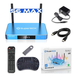 Caja De Tv Inteligente S6-max 2025 4g Ram 64g Rom Azul Caja De Tv Inteligente S6-max 2025 4g Ram 64g Rom Azul