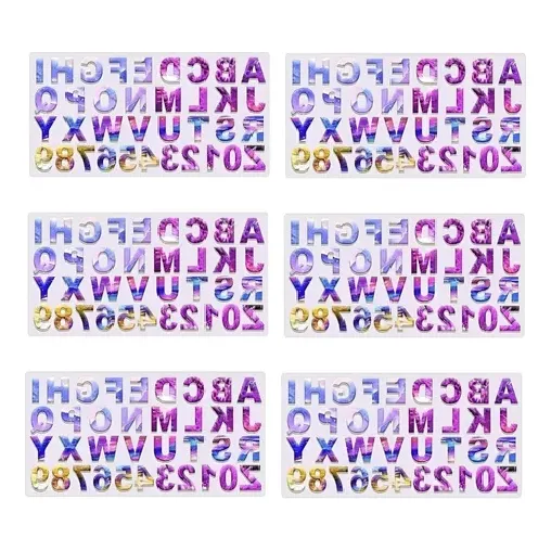X6 Molde De Silicona Letras Moldes Silicona Resina 36cavid Molde De Letras Y Números Gomitas Chocolate Moldes De Silicona Galletas Molde Letras Molde Letras Números Reposteria Moldes Pasteleríacl
