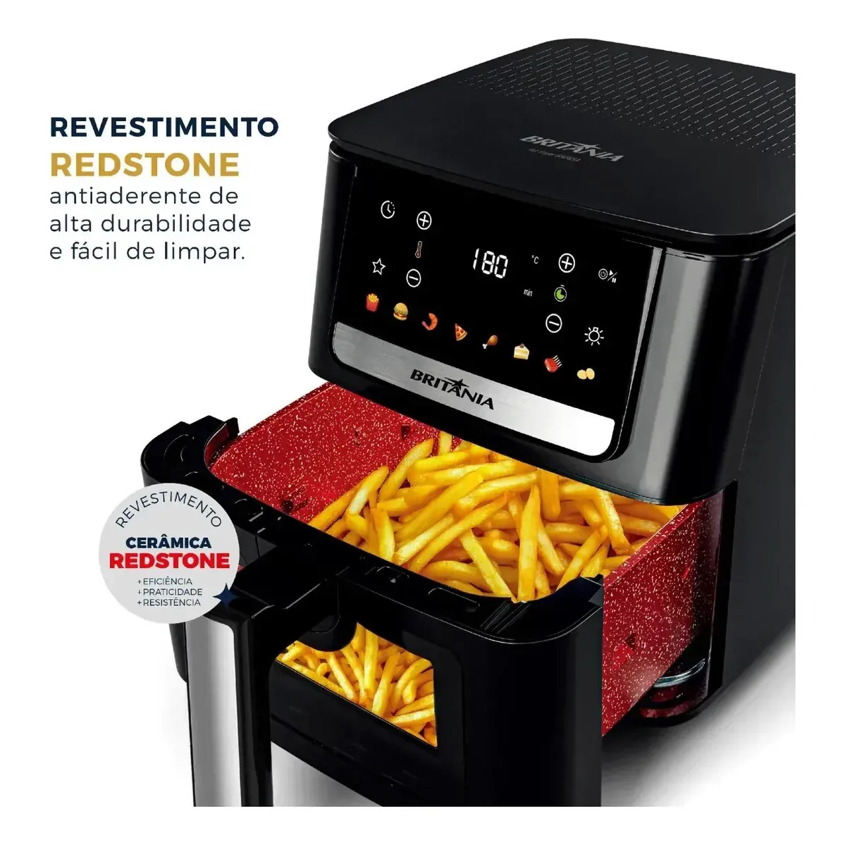 Air Fryer Britania Redstone 6,5L
