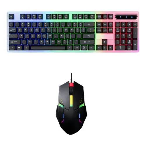 Kit Gamer 4x1 Ktrok Sensation Led 3200dpi Mousepad Grande | Frete