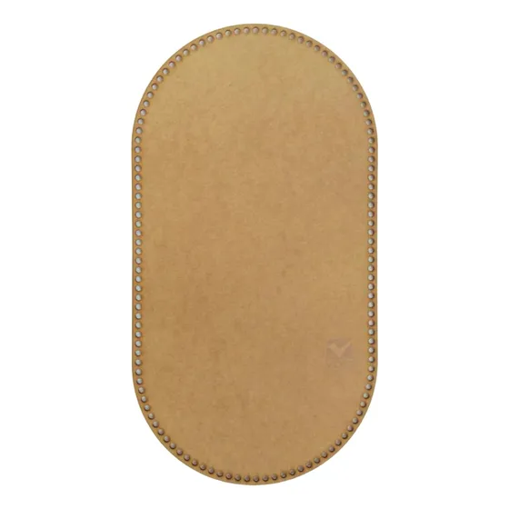 Bases P/ Moises Maxi Crochê Ovais Mdf 3mm Kit Com 3 Unidades