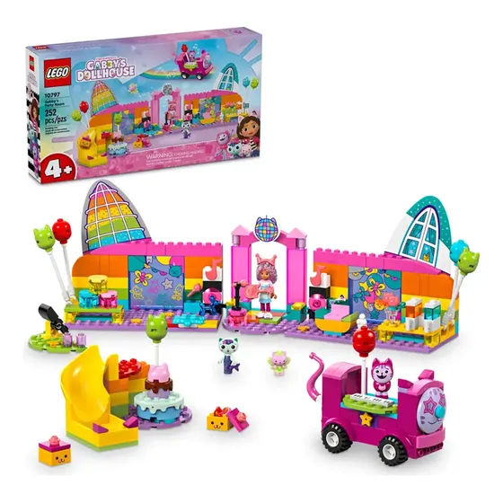 Lego Gabbys Dollhouse Sala De Fiesta De Gabby 252pcs