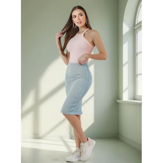Falda Azul Mp 88877