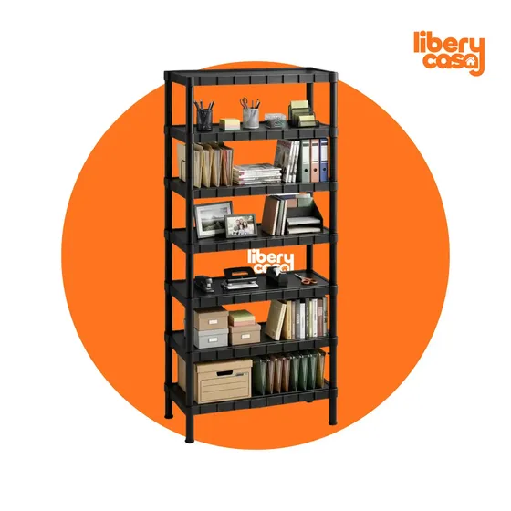 Estante De Plástico Modular Multiuso 7 Andares Resistente